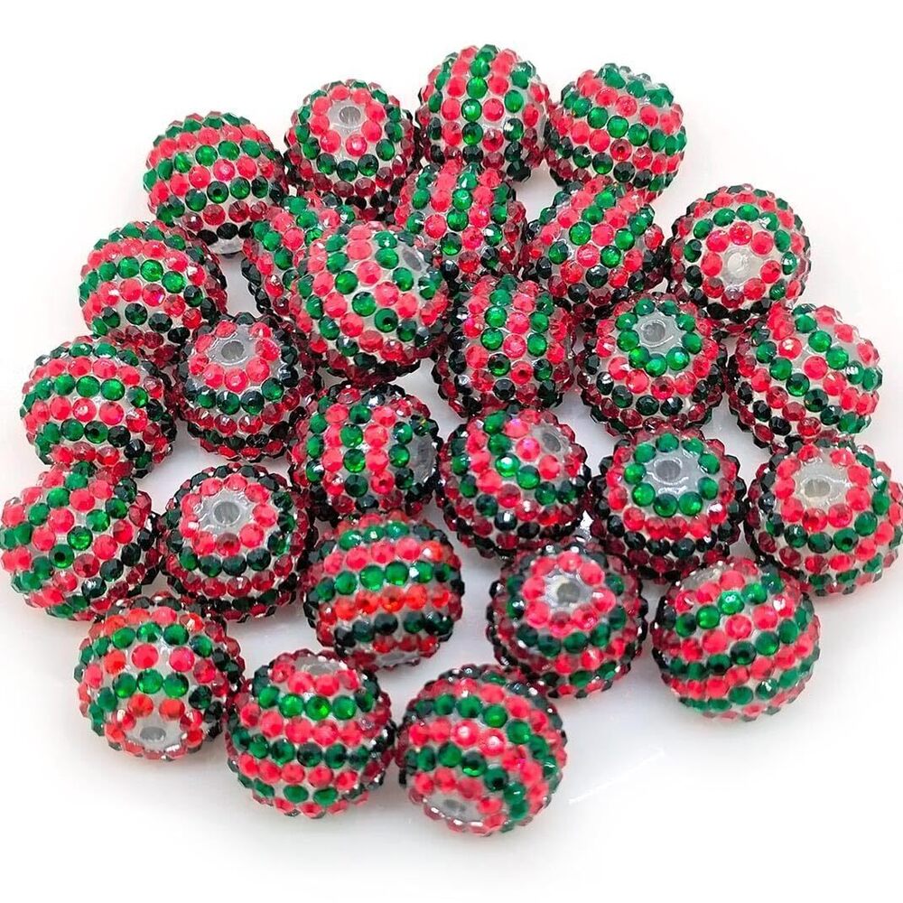 5279 20mm, 16mm, 14mm, 12mm, 10mm Colorful Rhinestone Beads Round Spacer